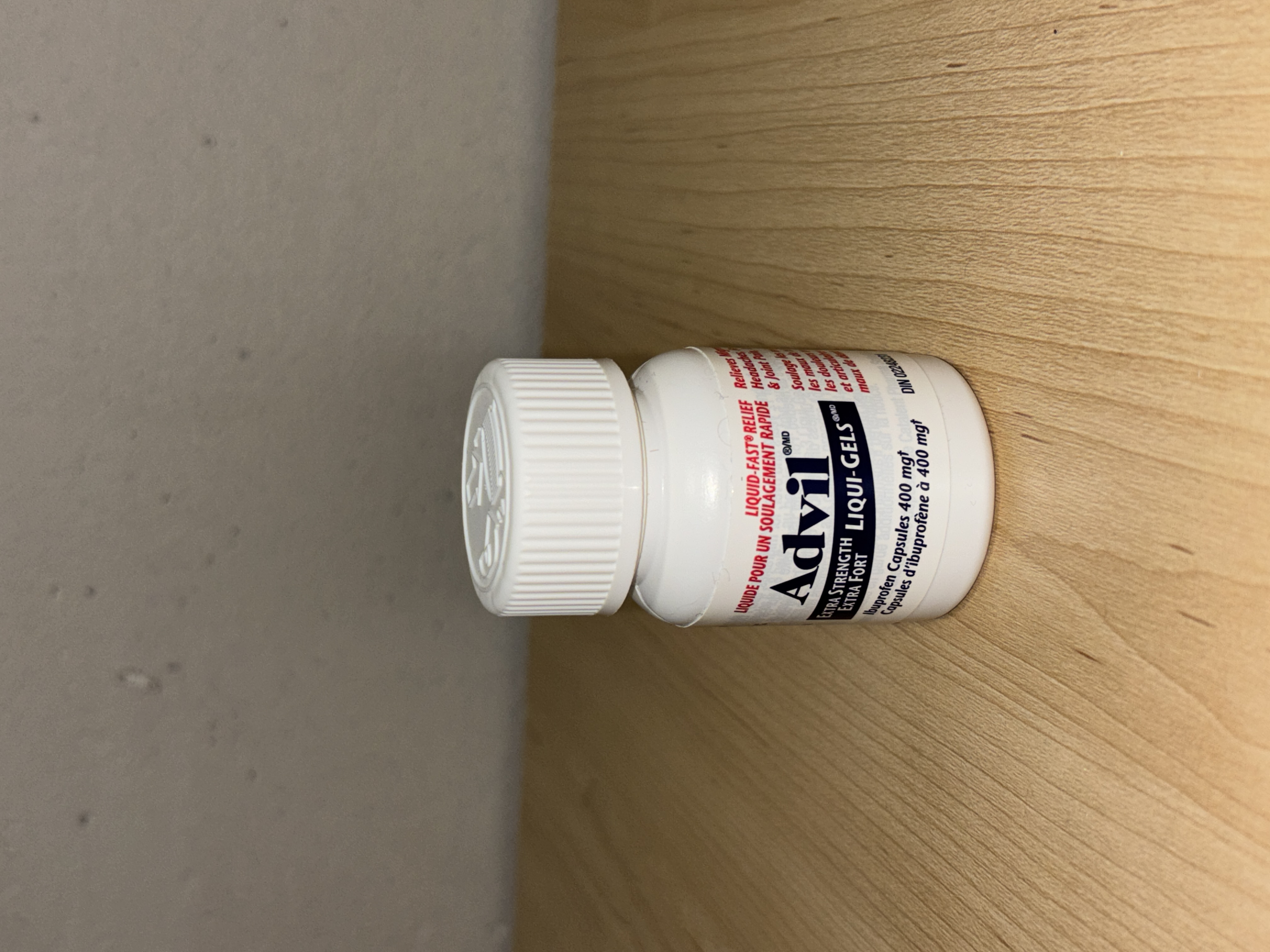 Front view of Edvil(Medicine container)
